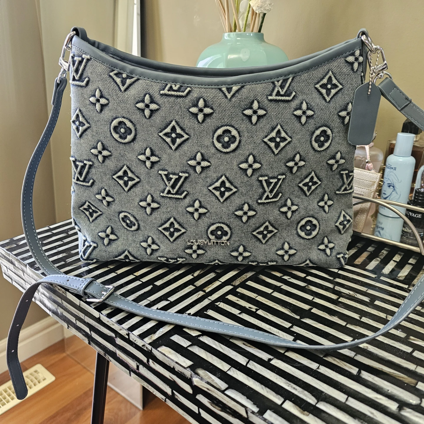 Louis Vuitton Monogram Denim Hobo Bag