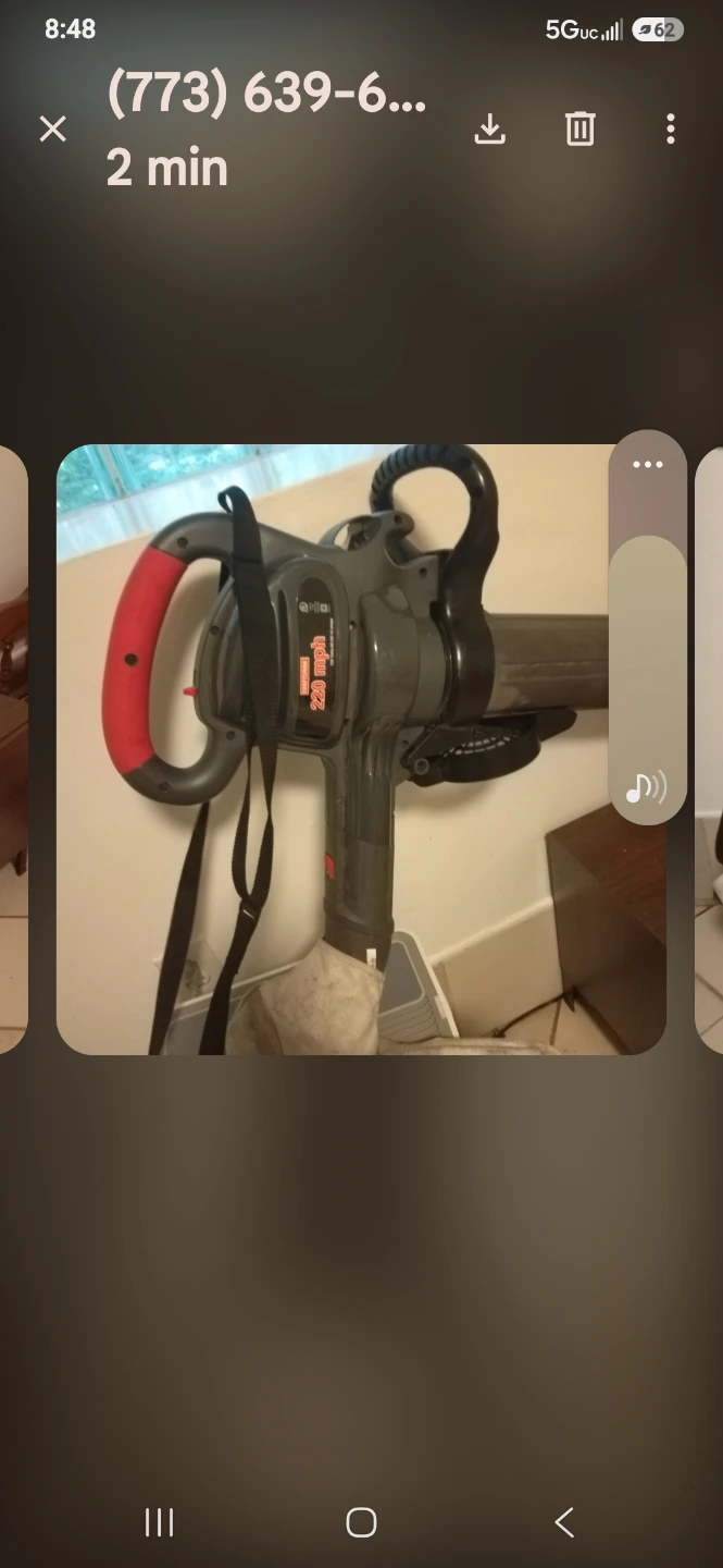 Blower vacuum exelent condition