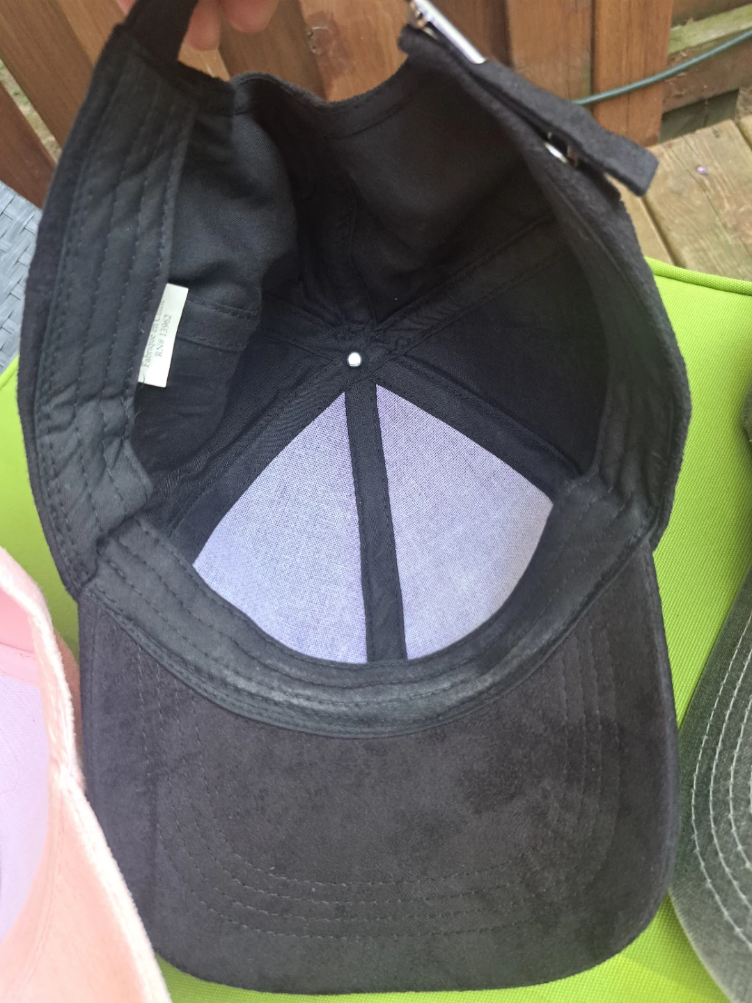 Women's Suede Baseball Caps - photo 4