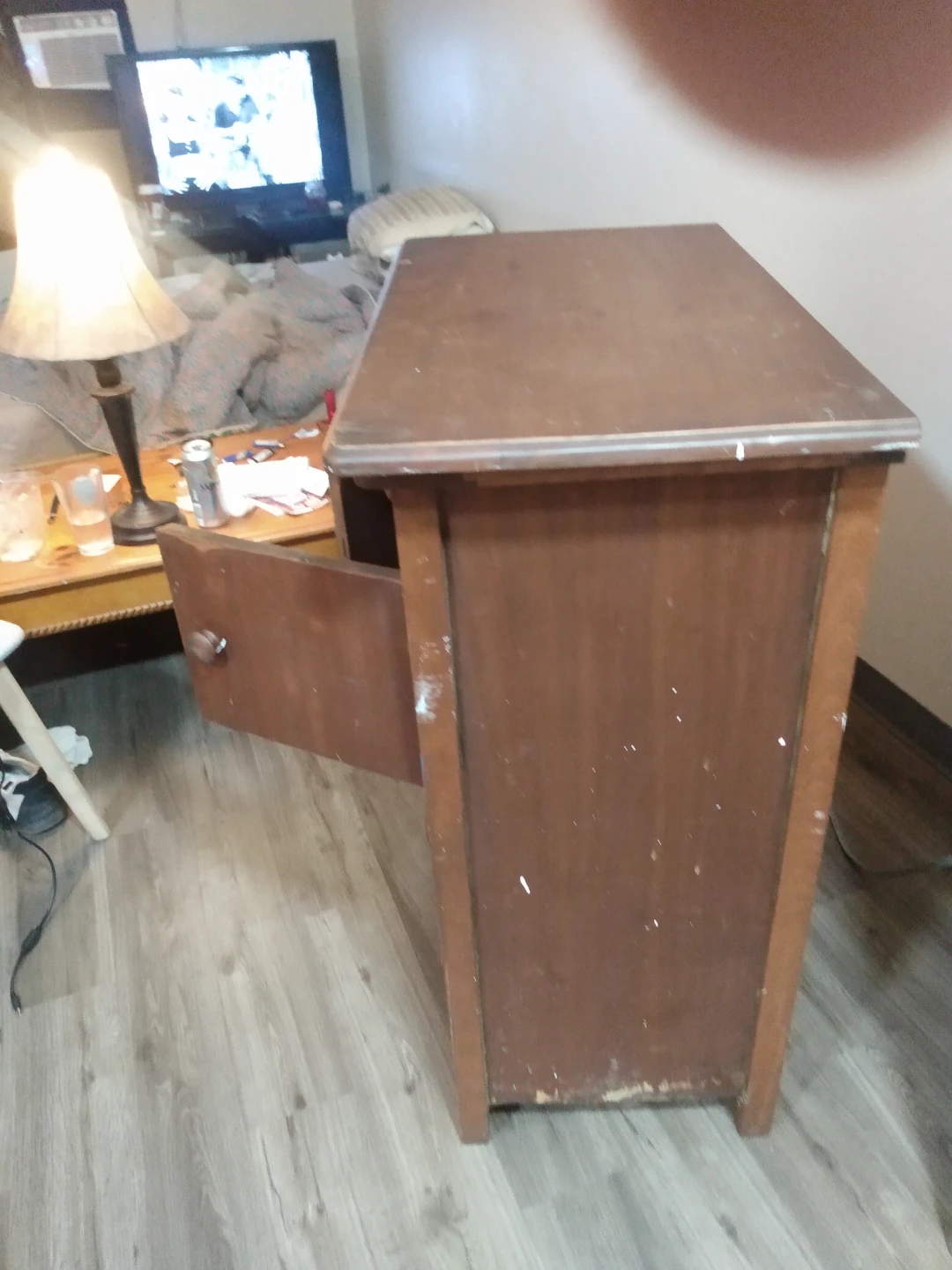 Wooden Dresser with Cabinet - photo 3