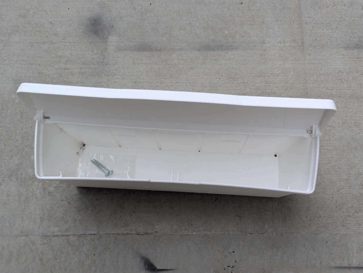 Pro-DF White Plastic Mailbox w/Wall Mount BNWT - photo 5