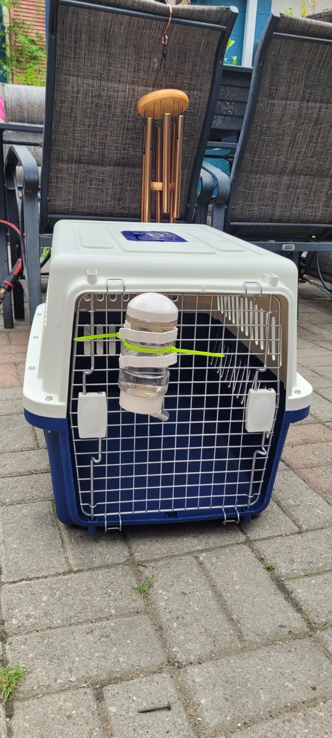 Dog Crate Pet Carrier with Water Bottle