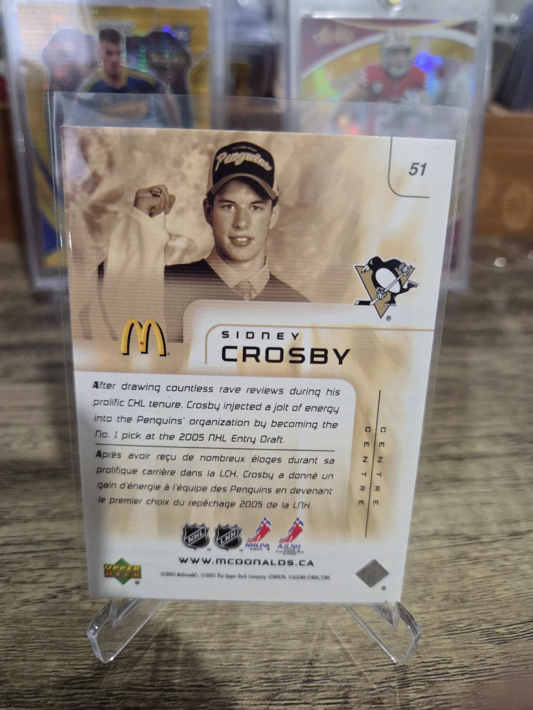 Sidney Crosby RC (McDonalds) - photo 2