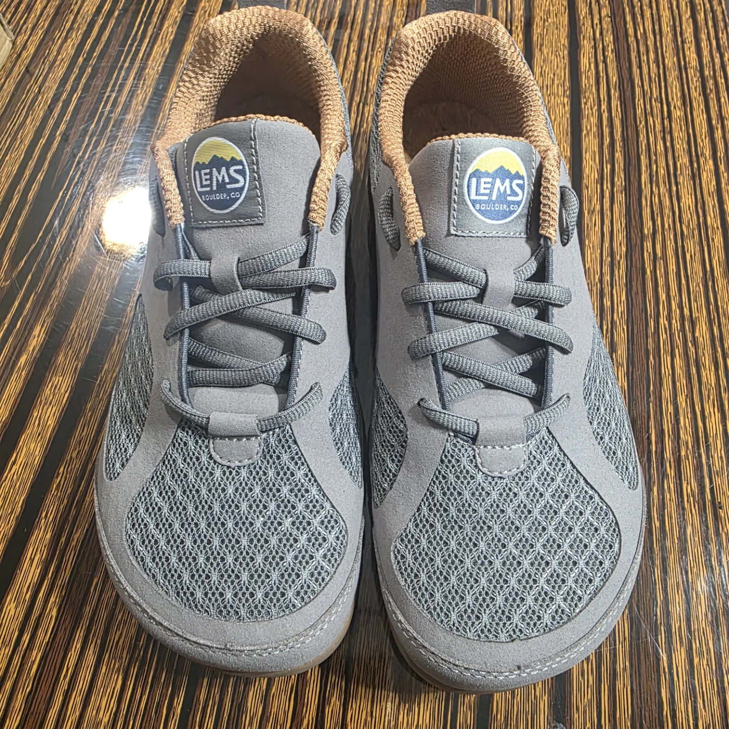 Lems Boulder Shoes Gray Athletic Sneakers Men's Size 7