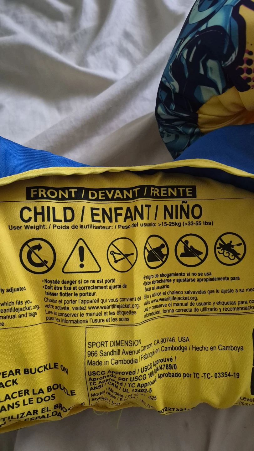 Avengers Child Swim Vest - photo 2
