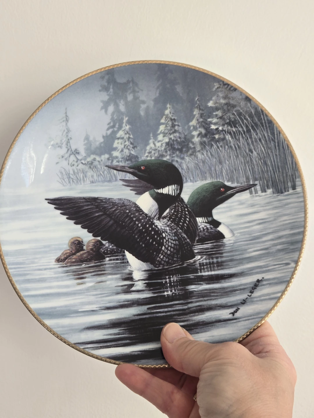 Dominion China "Early Start" Collector Plate