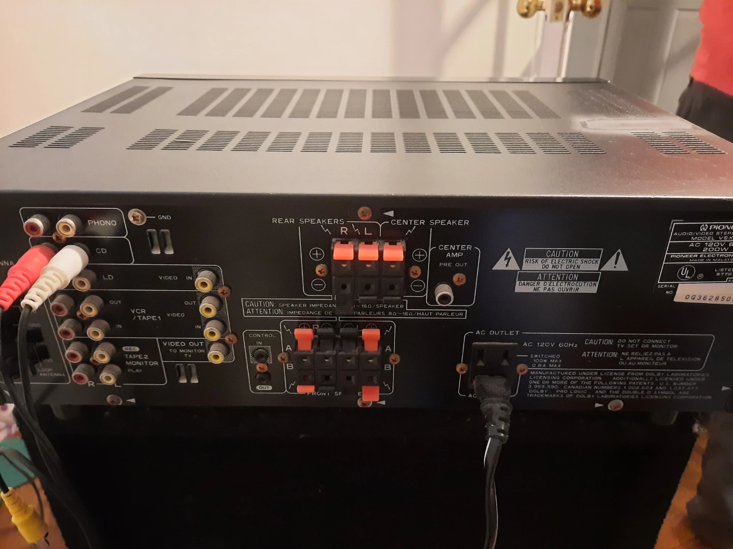 Pioneer VSX-403 Audio/Video Stereo Receiver - photo 2