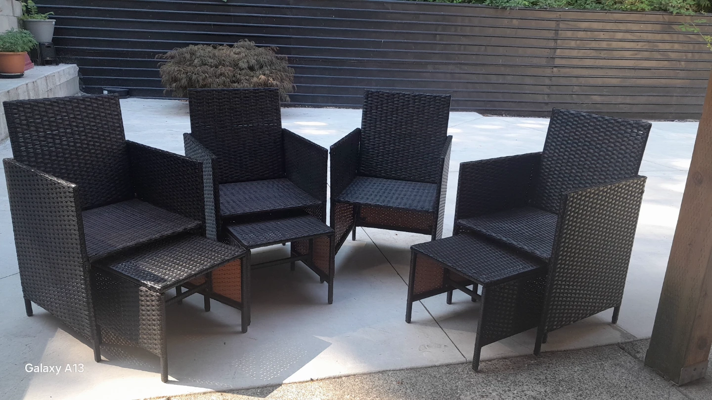 Wicker Patio Chairs and Tables Set - photo 4