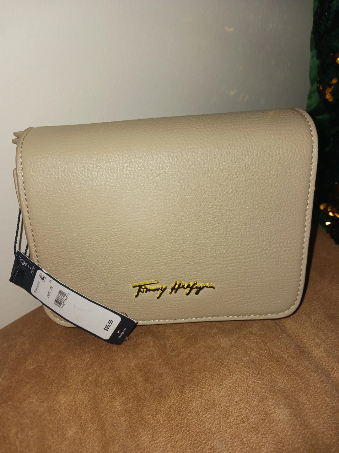 Tommy Hilfiger Beige Crossbody Bag