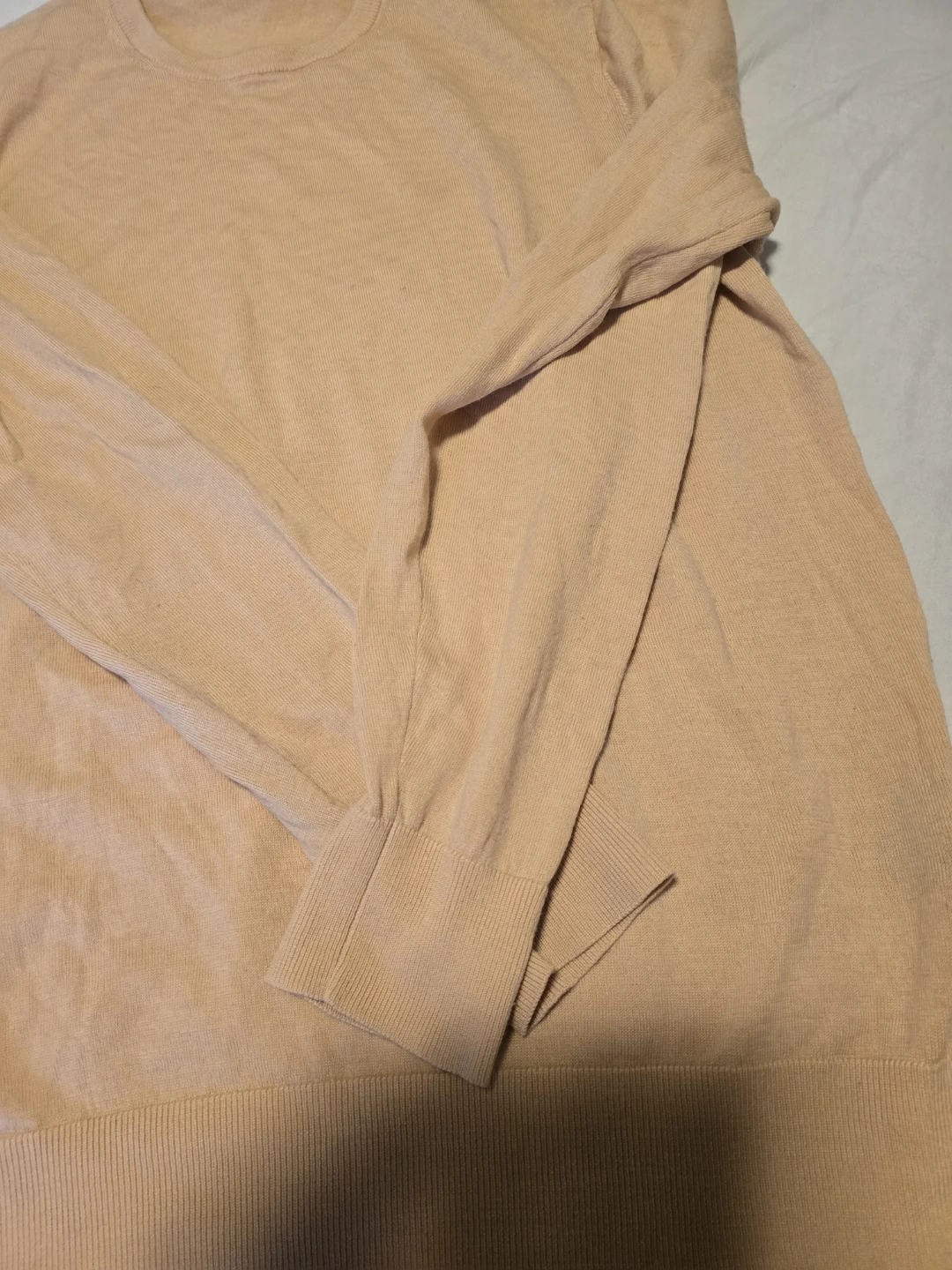 Uniqlo Peach Crew Neck Sweater Large - photo 4