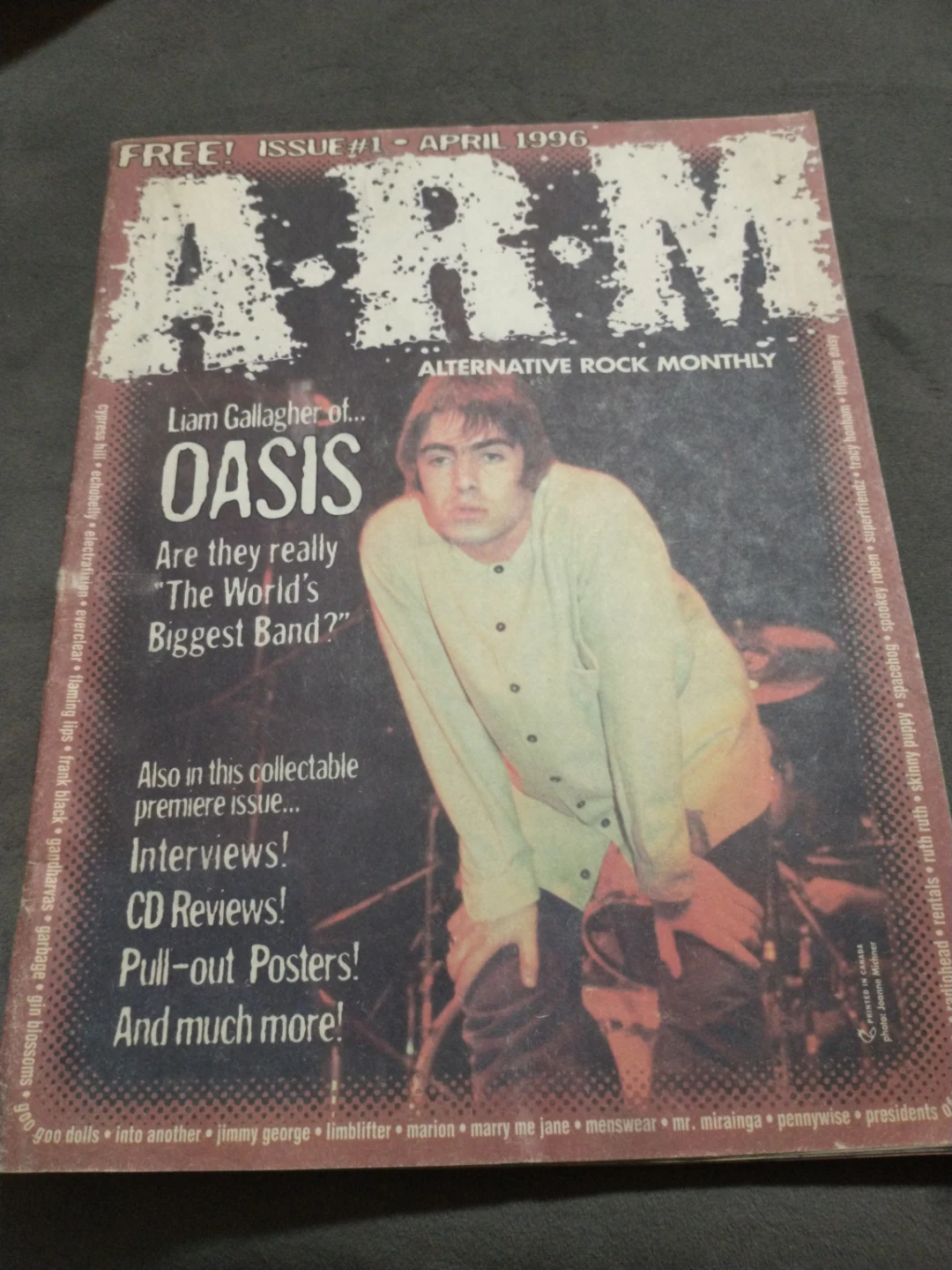Alternative Rock Monthly Mag - Apr 1996 #1 - Oasis, Radiohead