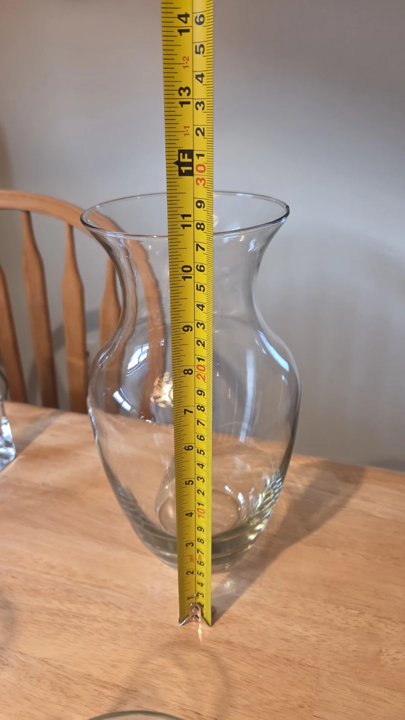 Lot of 10 glass vases - mixed sizes - photo 2