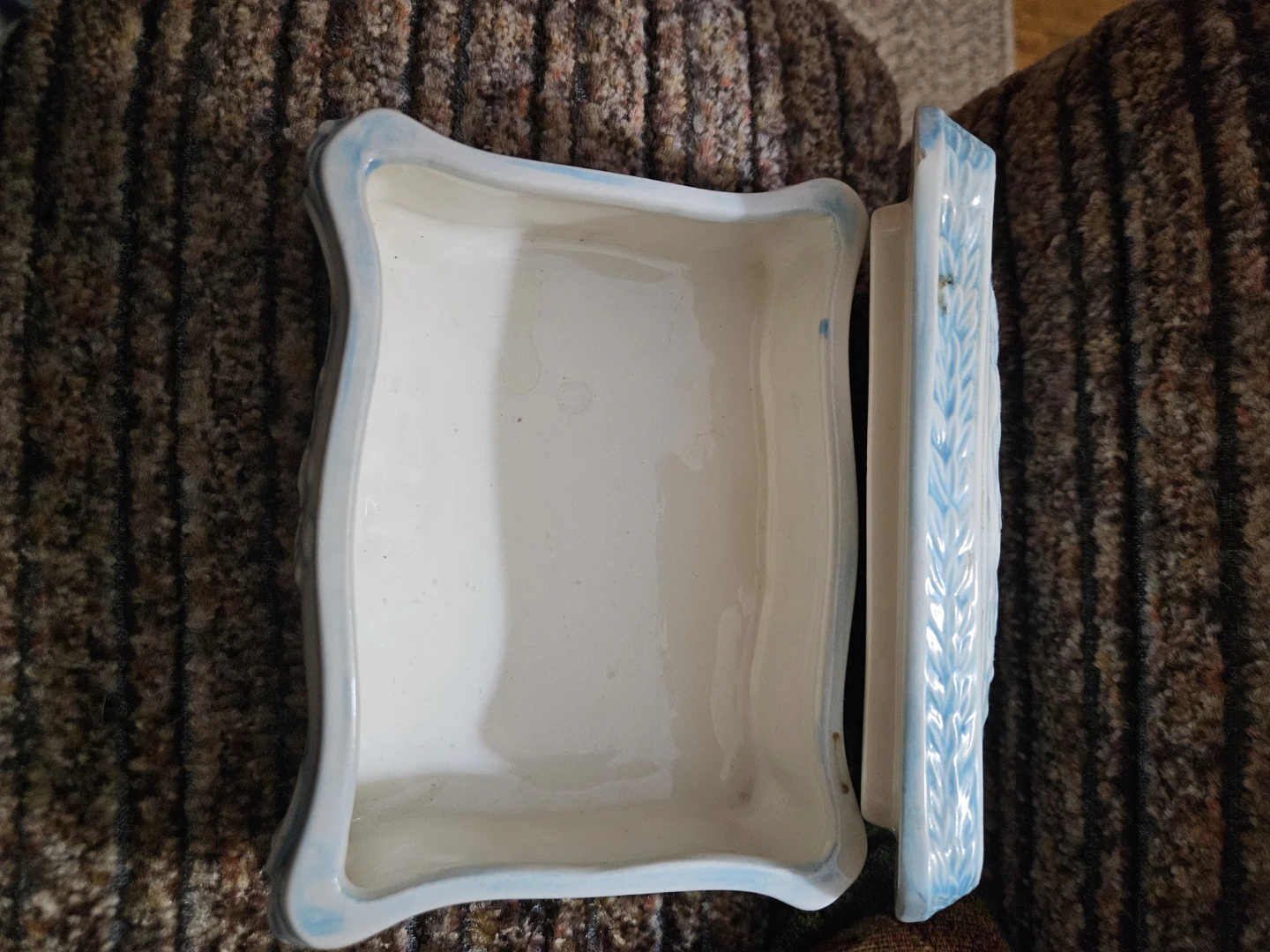 Decorative Ceramic Red& Burton Trinket Box 80s - photo 5