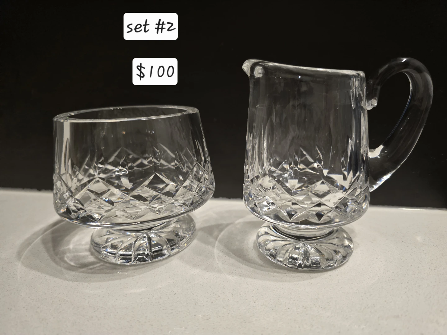 Vintage Creamer and Sugar Bowl Set