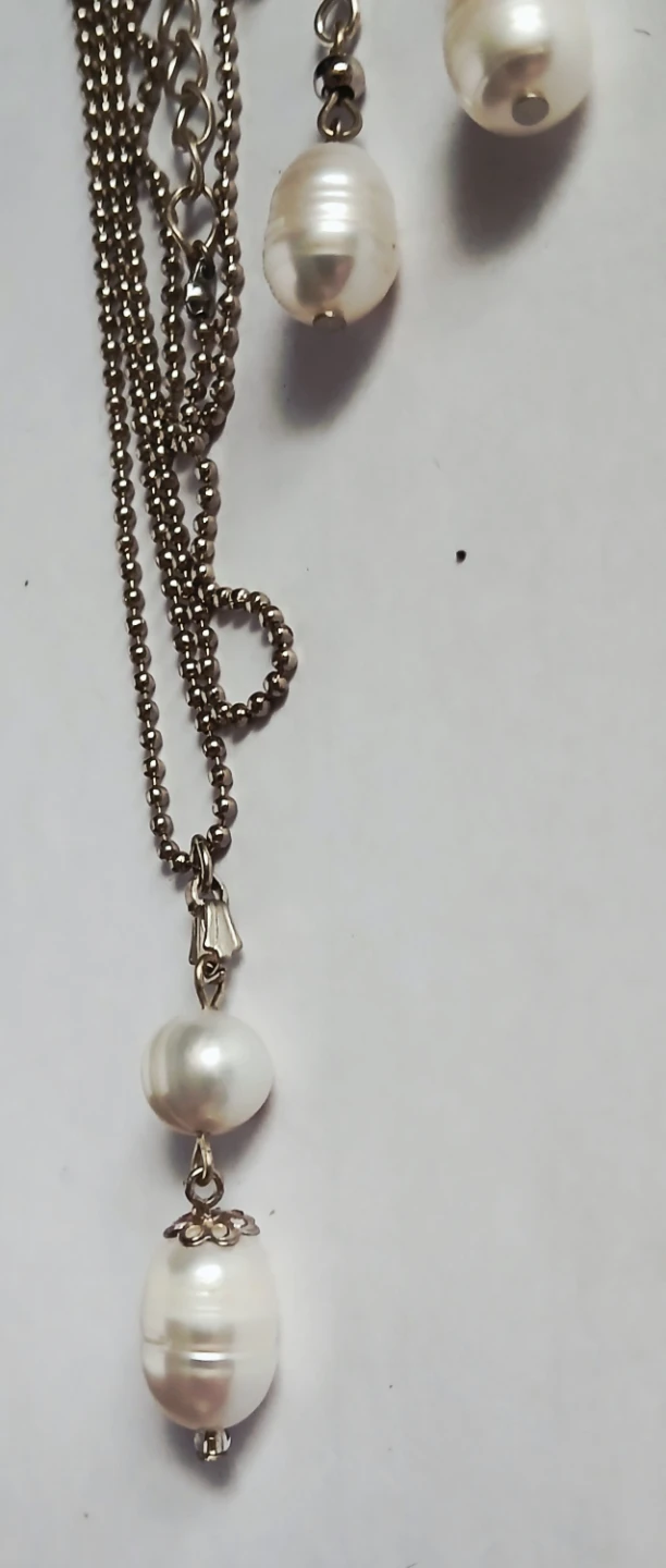 Pearl Necklace and Earring Set - photo 5