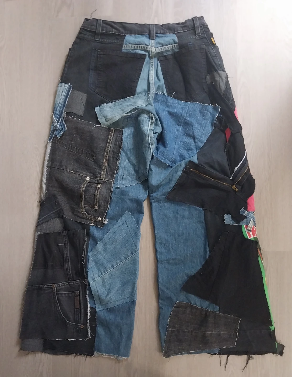 Patchwork Denim Jeans - photo 3