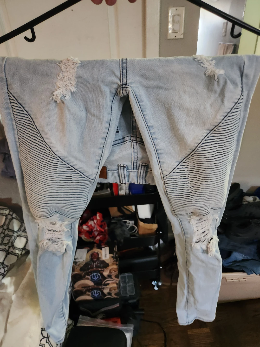 NXP Nina and Pasadena Light Wash Ripped Jeans