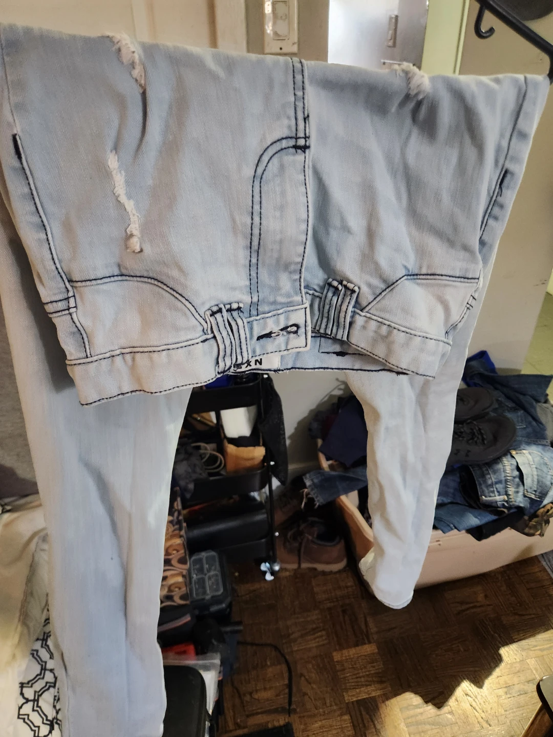 NXP Nina and Pasadena Light Wash Ripped Jeans - photo 3