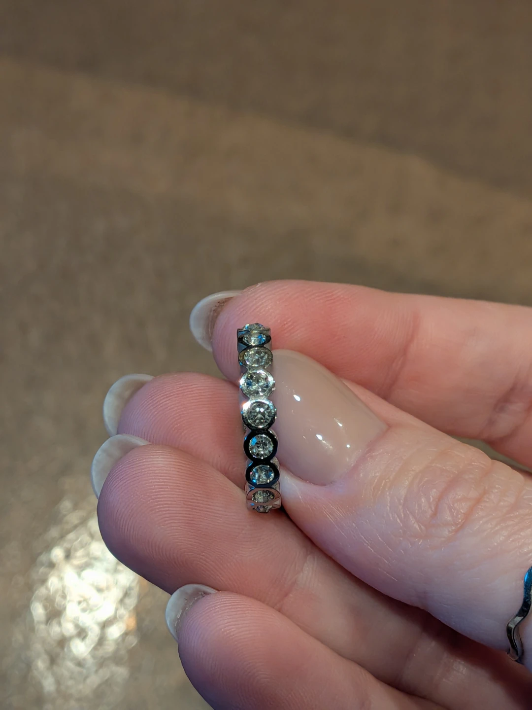 Size 7 Circular Eternity Ring - photo 4