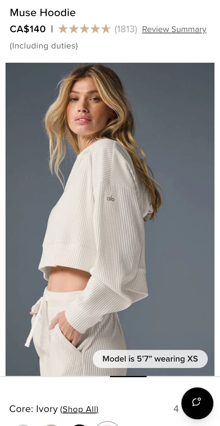 Alo muse hoodie