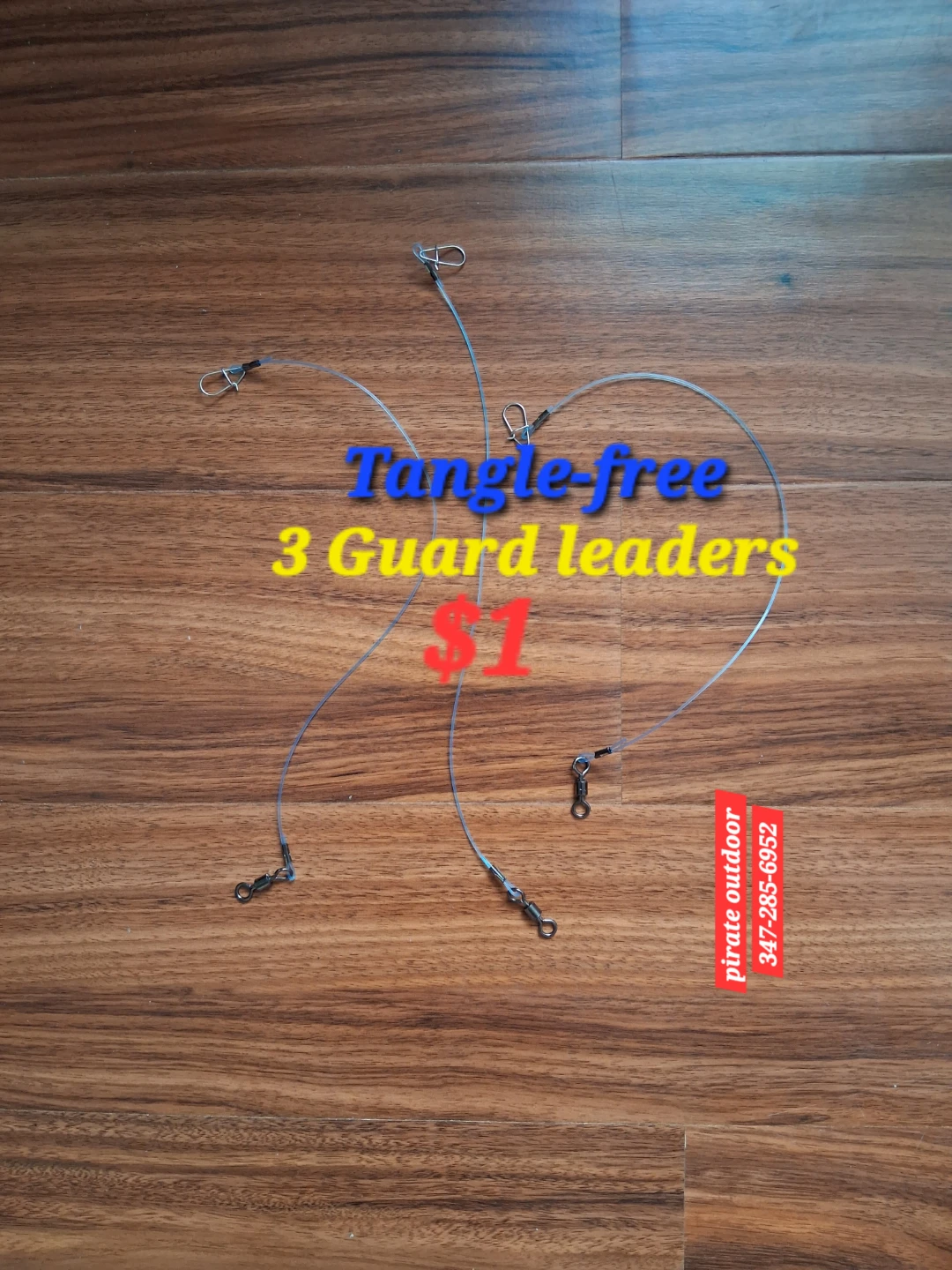 Tangle-Free Fishing Leaders (6 Pack) - photo 2