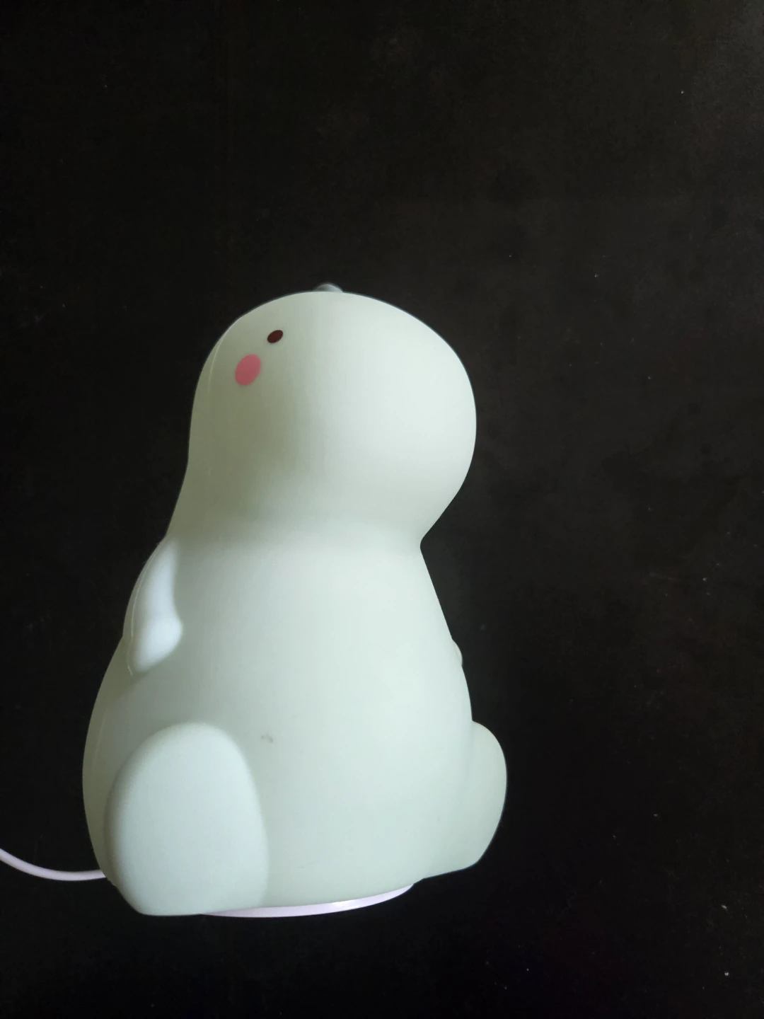 Small Mint Green Dinosaur Silicone Mood Light