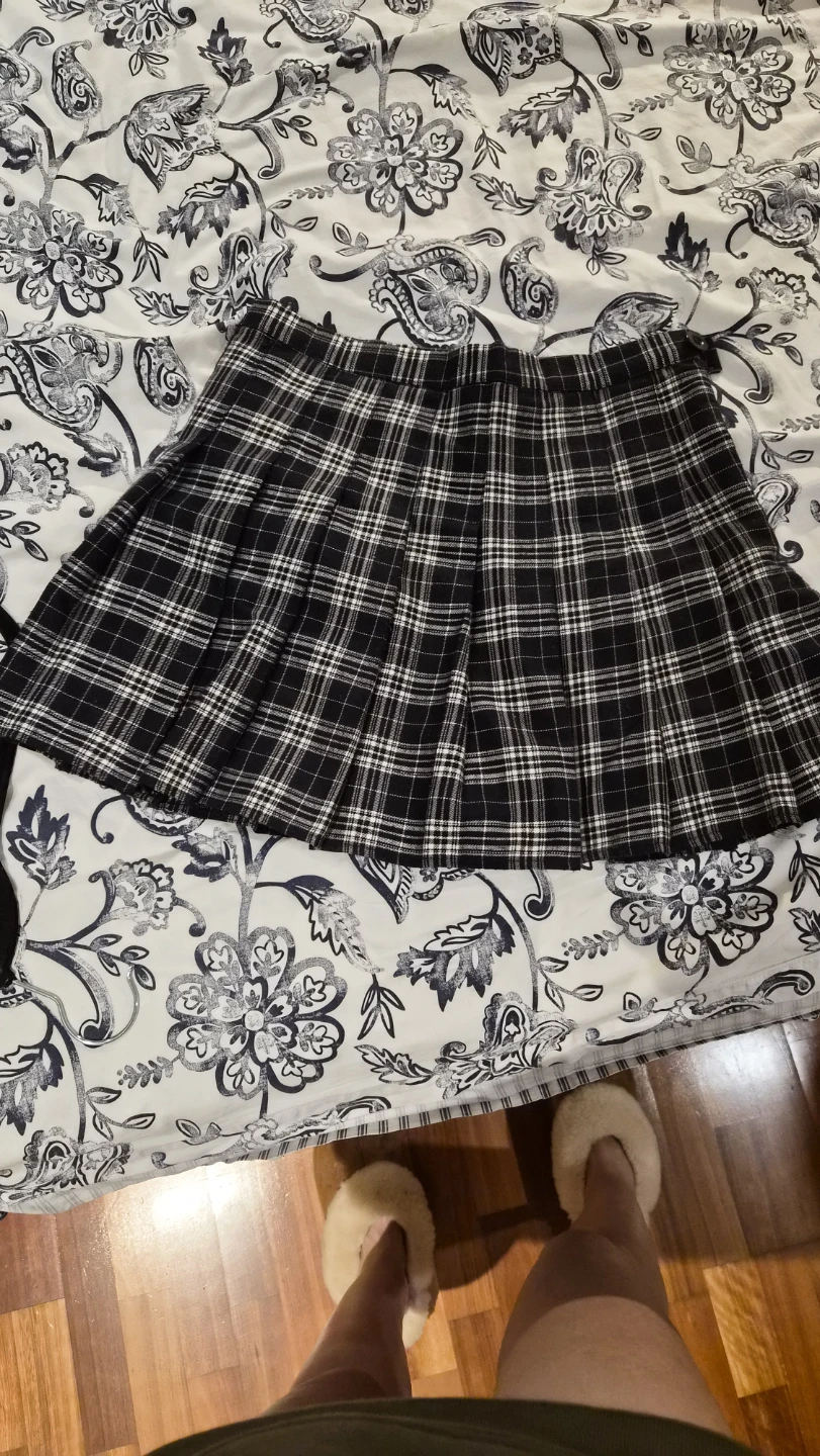 Plaid Pleated Mini Skirt - photo 2