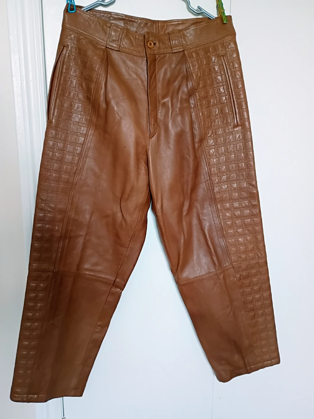 Vintage Versace women's leather pants - photo 3