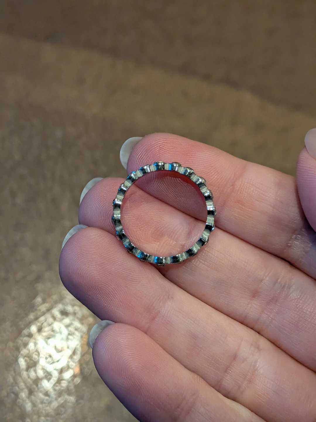 Size 7 Circular Eternity Ring - photo 3