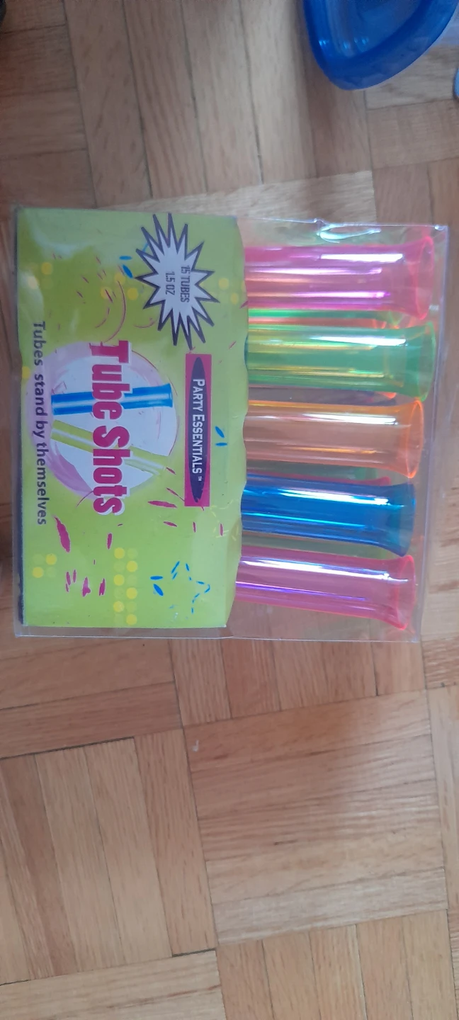 Party Essentials Tube Shots 6 Count