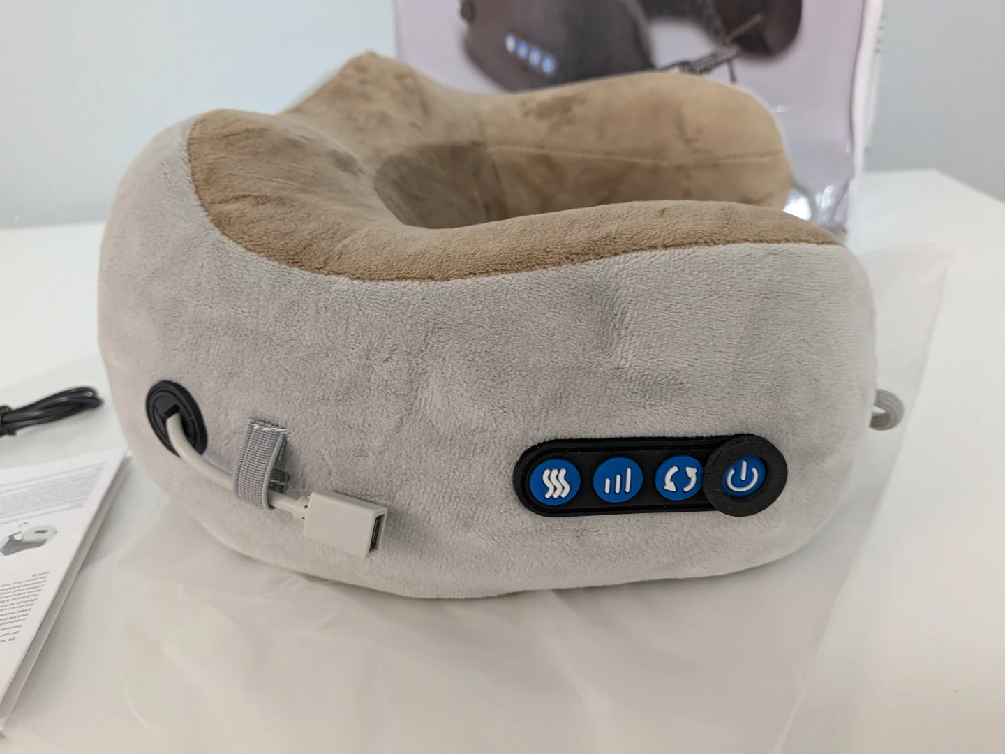 Portable Neck Massager Pillow with Bluetooth - photo 2
