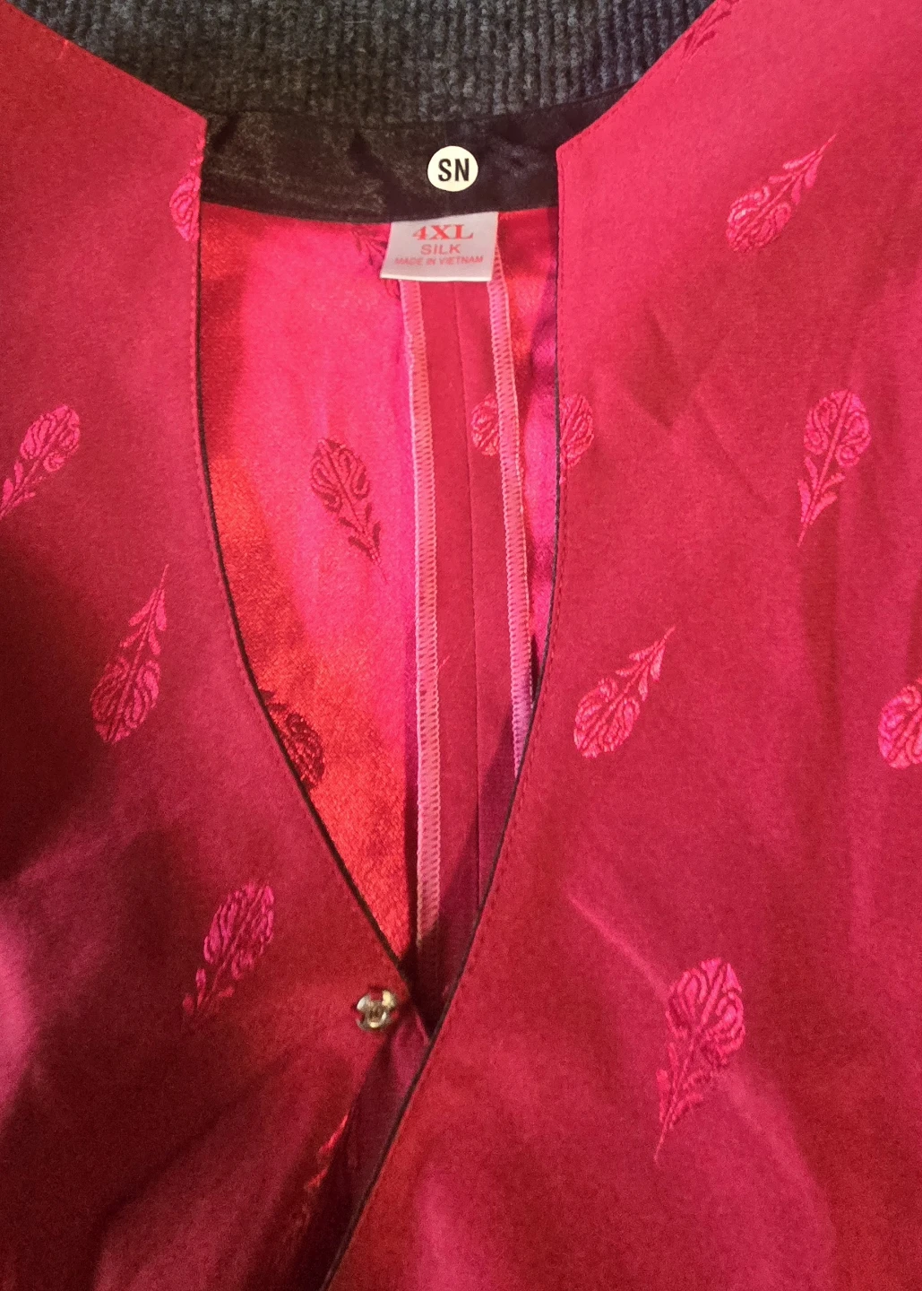 Brand new, Red silk sleeveless top 4XL - photo 4