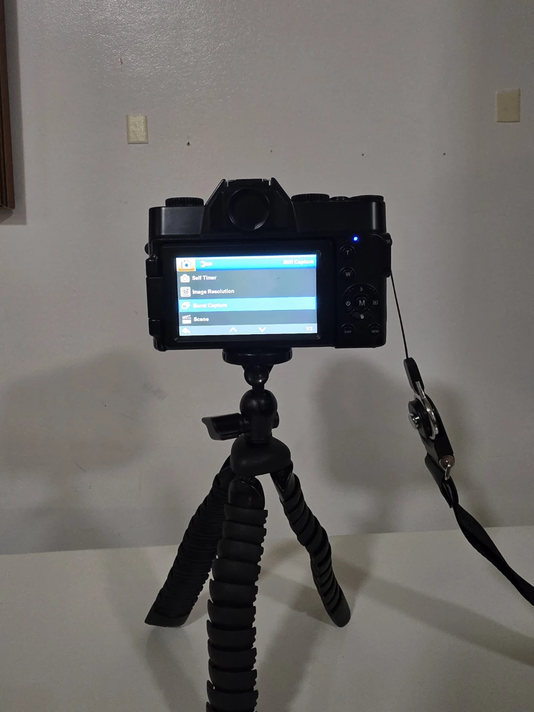 Black Digital Camera with Mini Tripod - photo 5