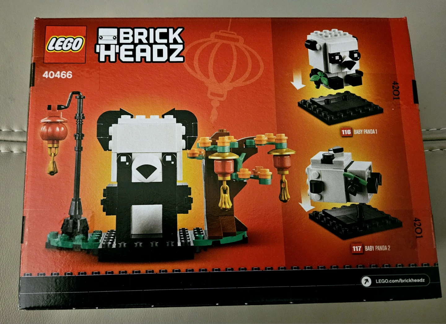 Brand New Retired Lego Panda Brickheadz 40466 - photo 2