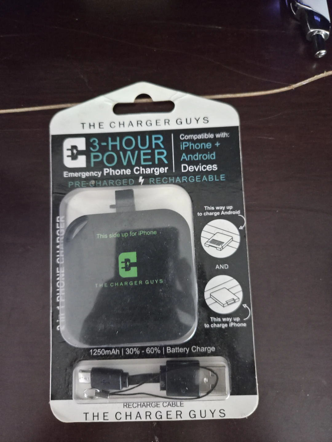 The Charger Guys 3-Hour Power Emergency Phone Charger