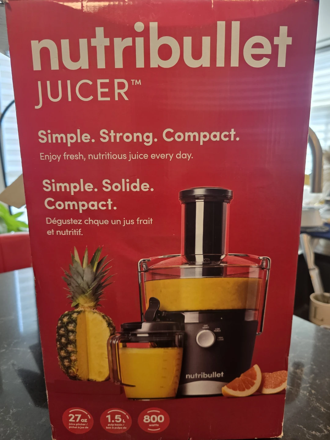 NutriBullet Juicer – 800W, Two Speeds, With Box - photo 4