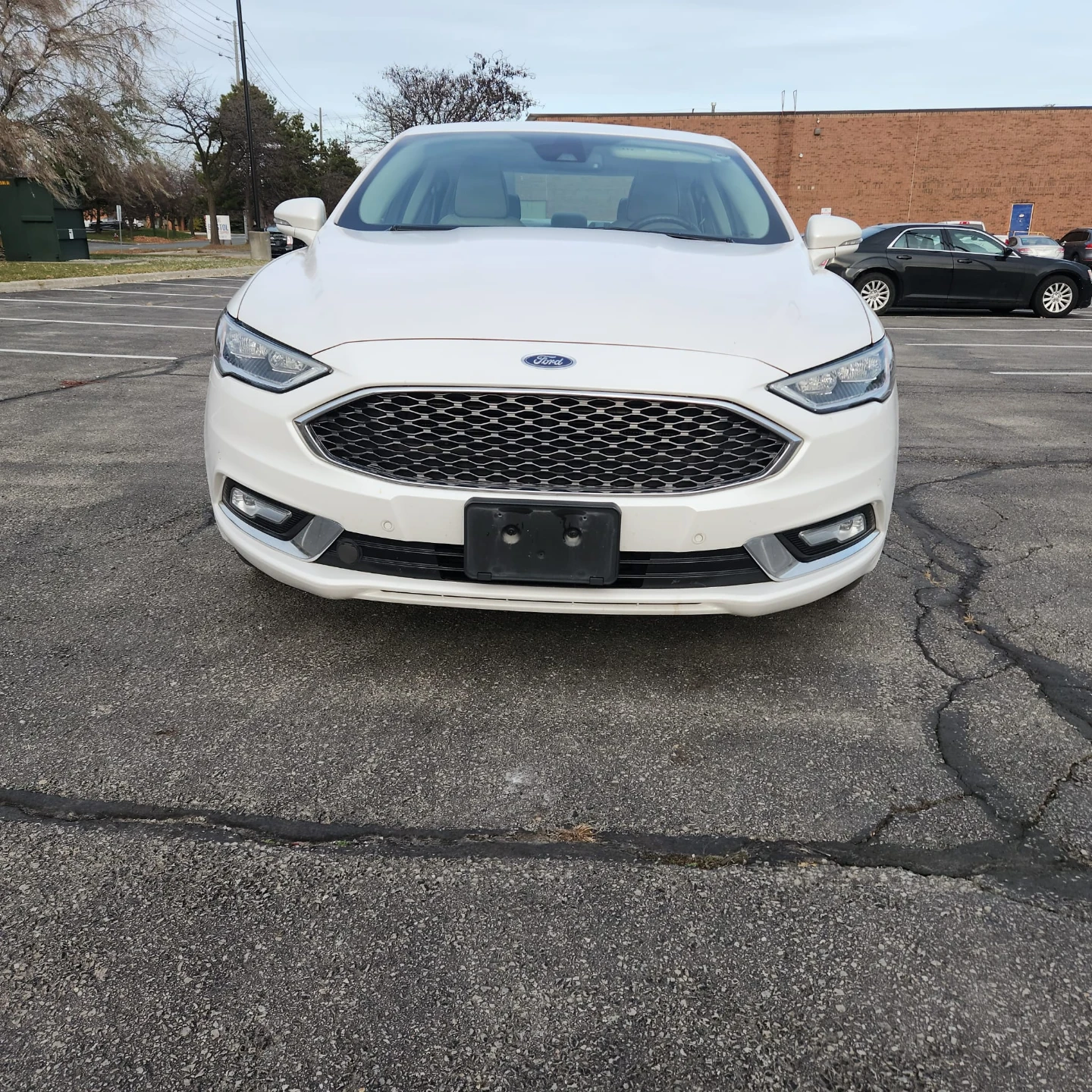 2017 White Ford Fusion Platinum AWD - photo 3