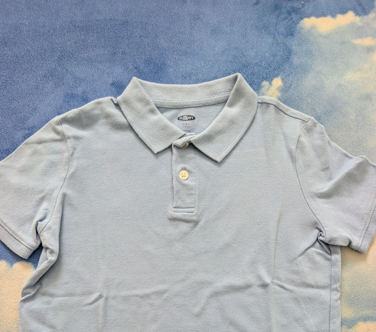 6-7Y Old Navy Light Blue Polo Shirt - photo 4