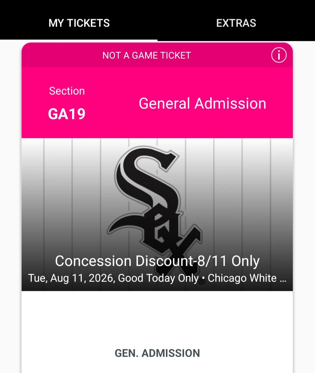 Chicago White Sox tickets- August 11, 2026 - photo 3