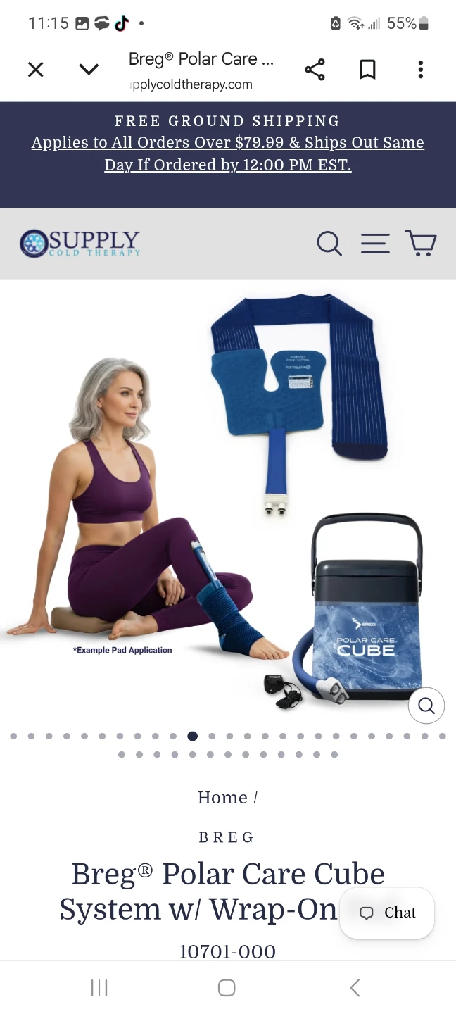 Breg Polar Care Cube System w/ Wrap-On Pads - photo 5