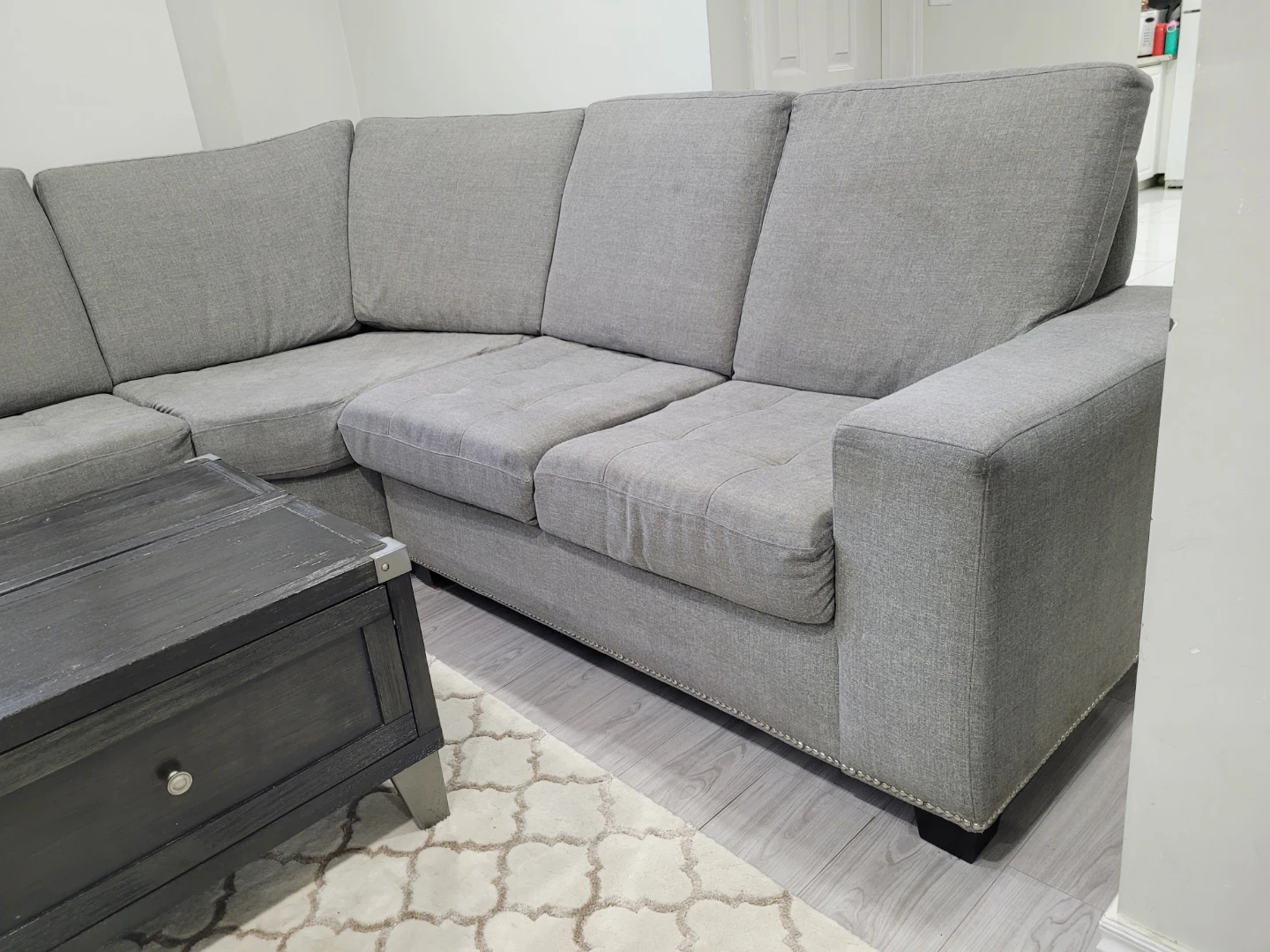 Grey Sectional Sofa - photo 4