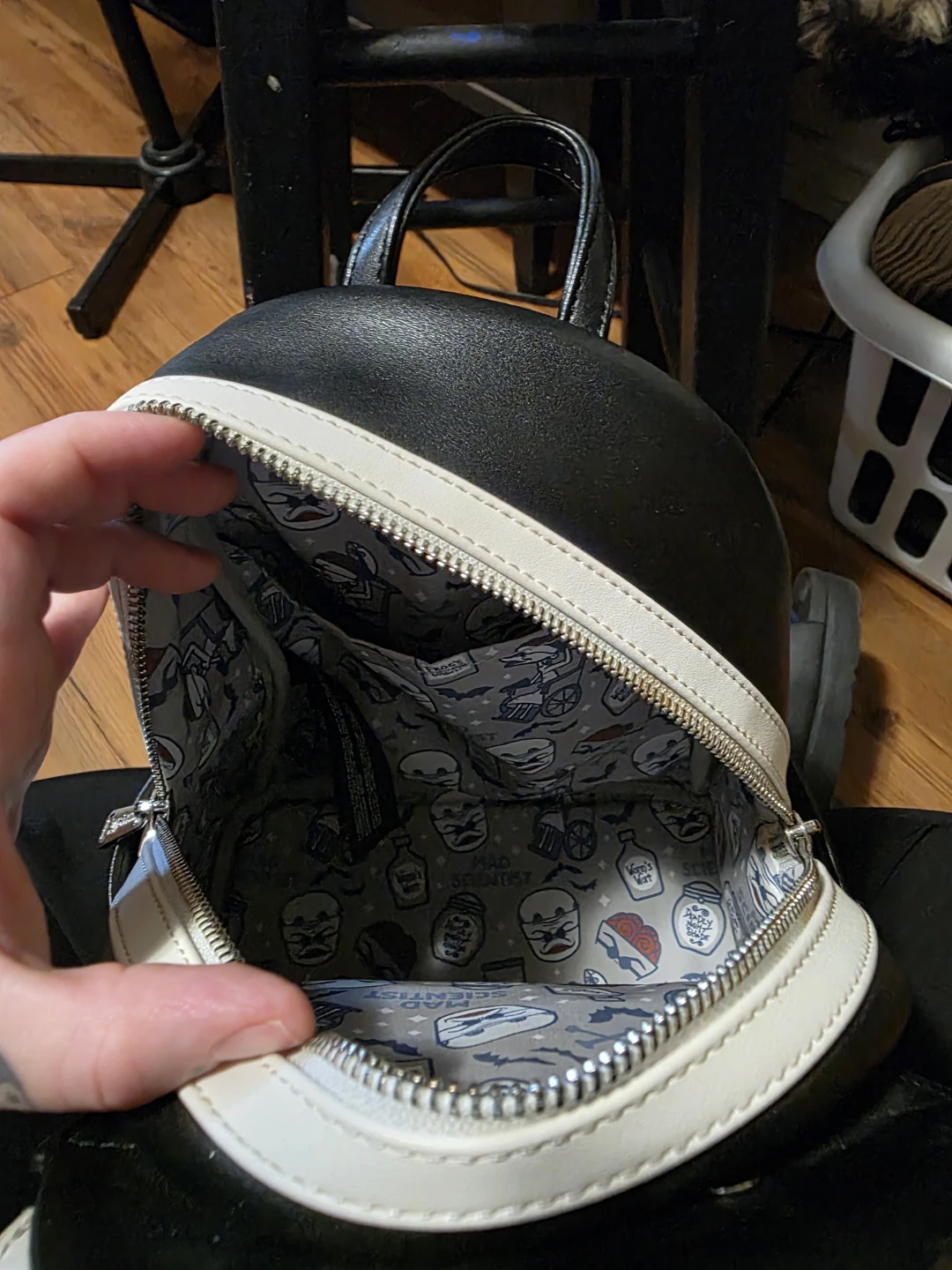 Loungefly Nightmare Before Christmas Dr. Finkelstein Backpack - photo 4