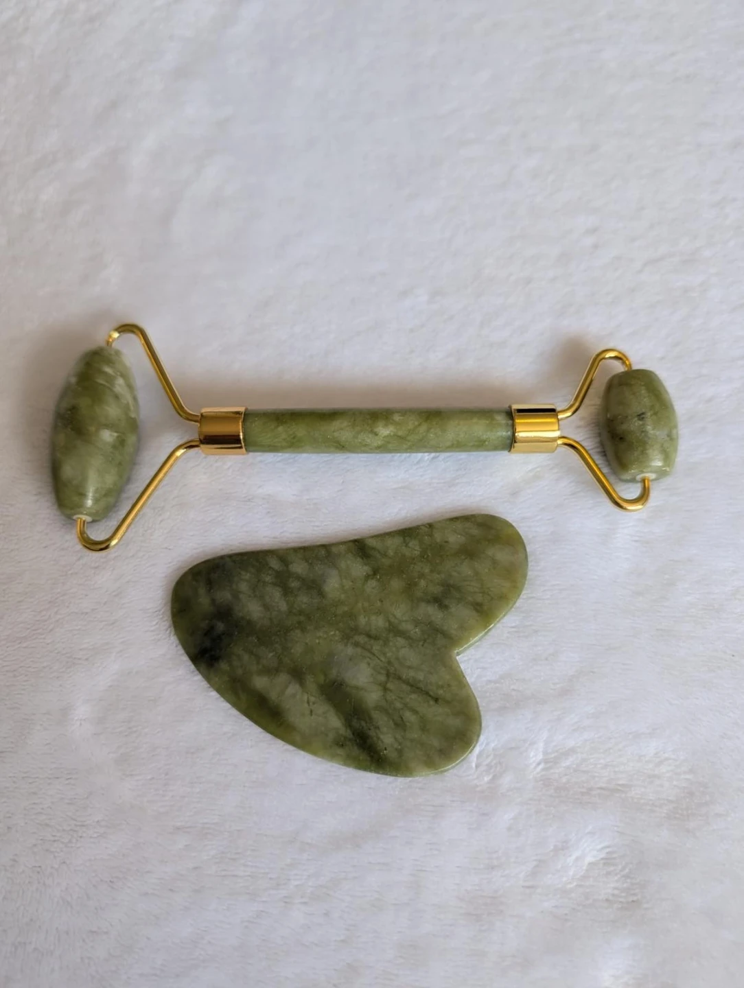 Jade Facial Roller & Gua Sha Set - Brand new - photo 2