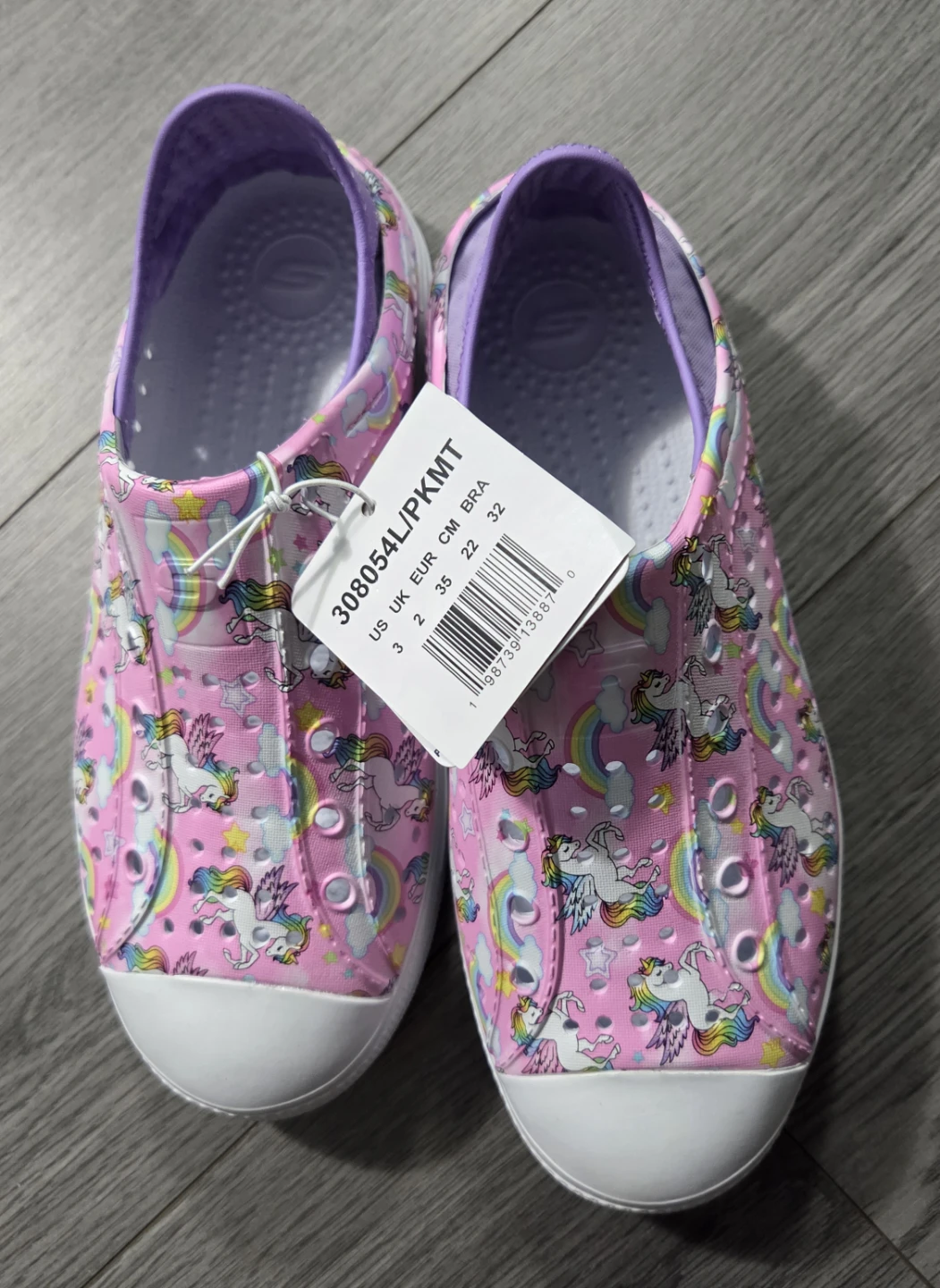 Skechers Kids Unicorn Rainbow Shoes Size 3