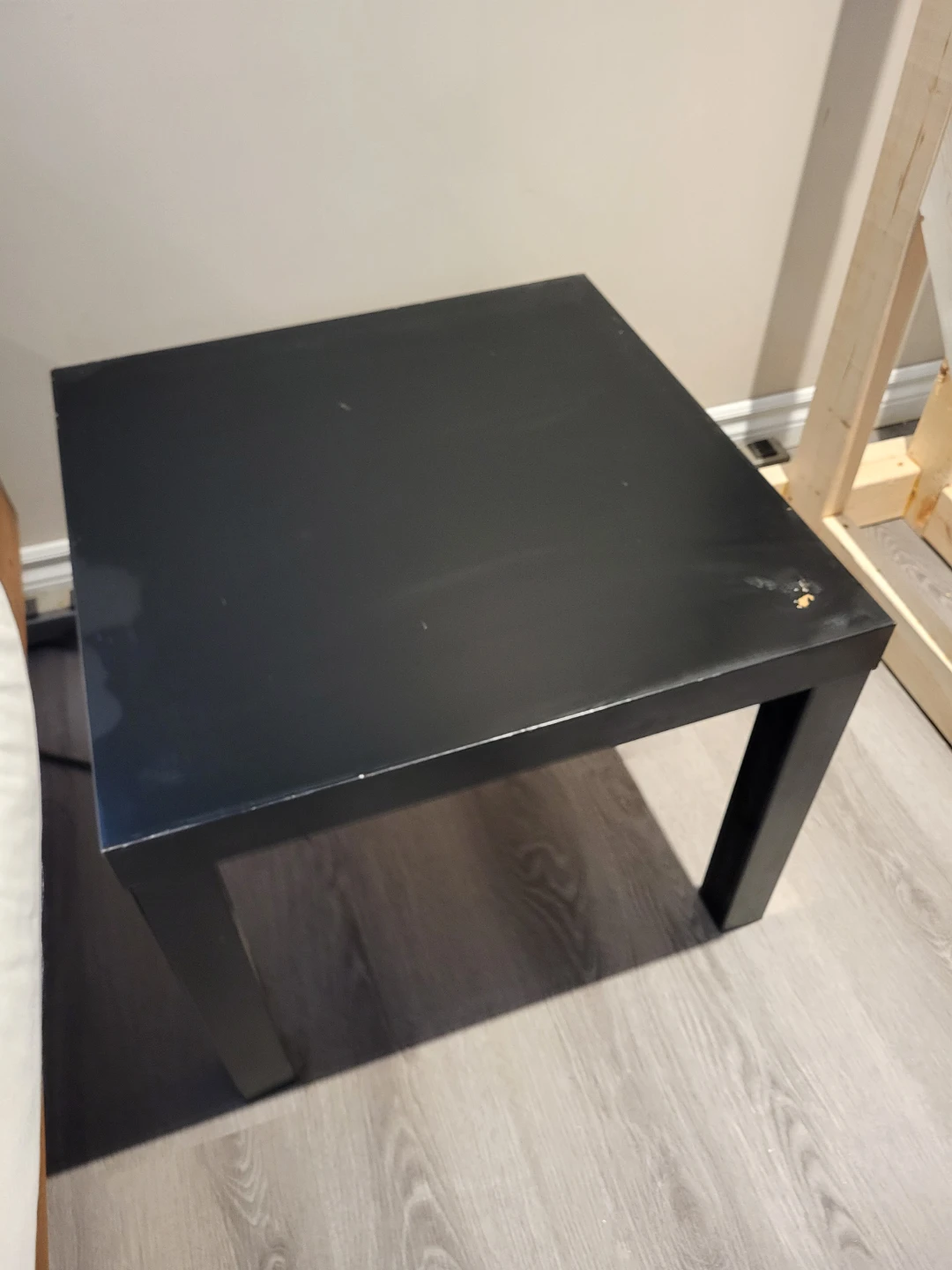 Black IKEA LACK Side Table - photo 2
