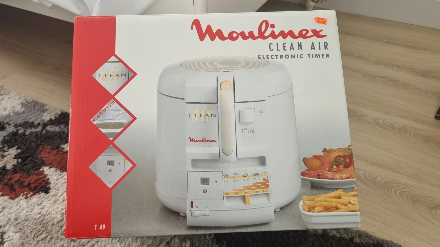 Moulinex Clean Air Electronic Deep Fryer