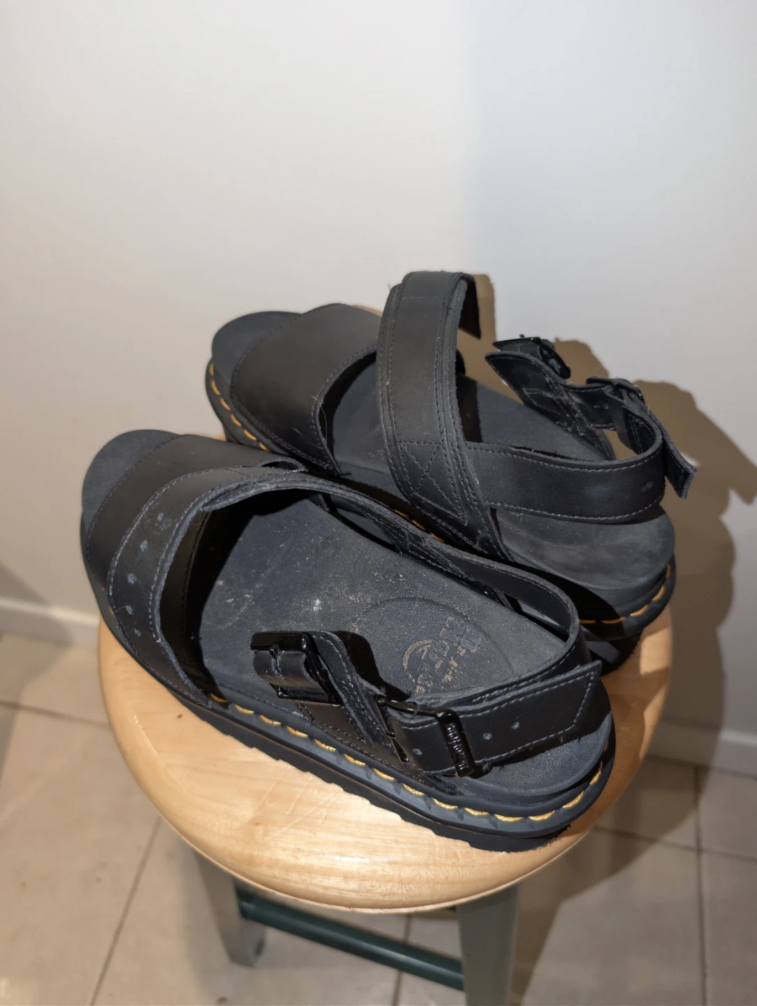Dr. Martens Voss Quad Leather Platform Sandals size 7 US - photo 3