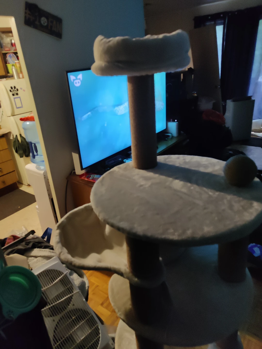 Multi-level cat tree with scratching posts and perches - photo 5