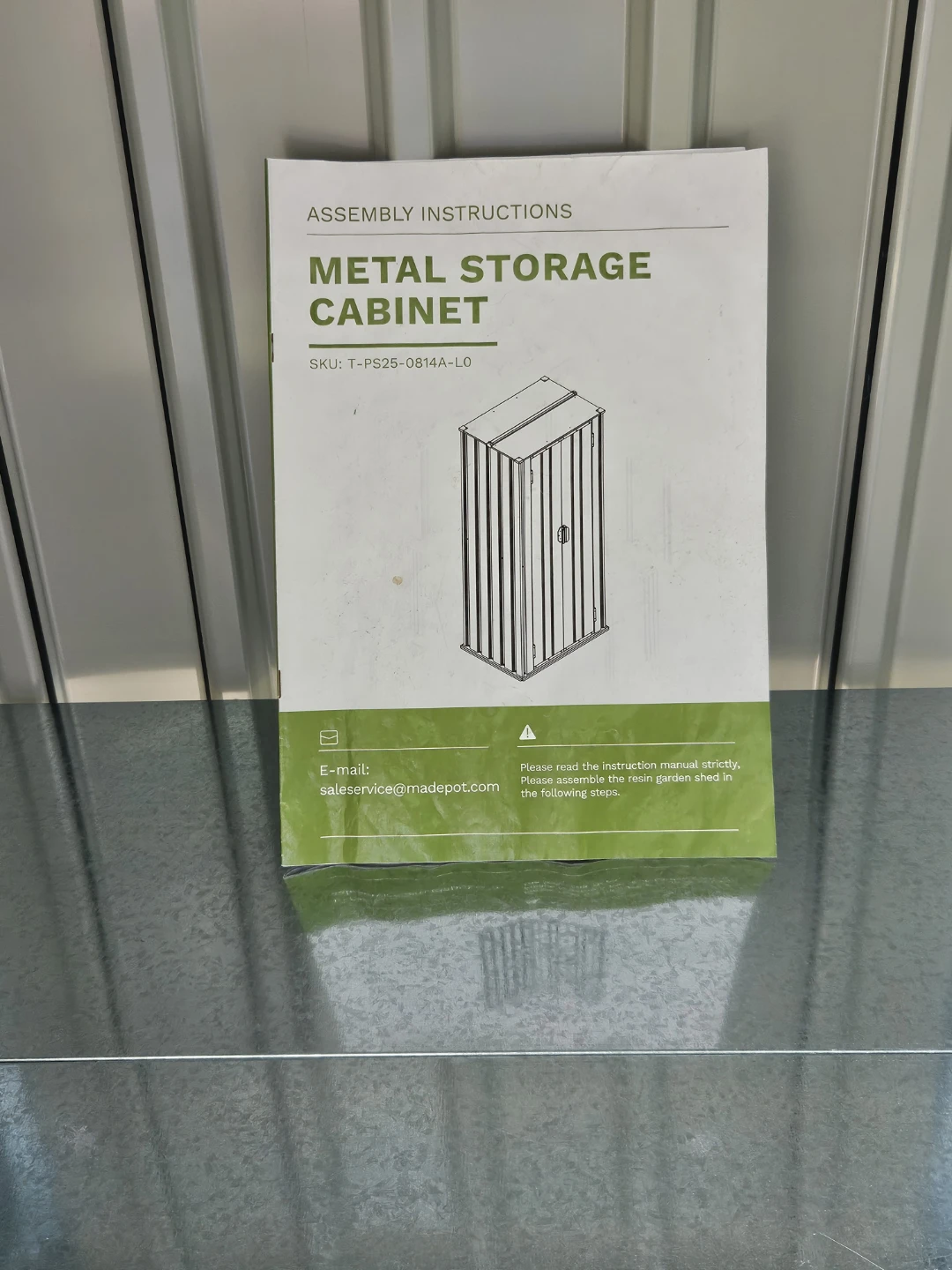 Black Metal Storage Cabinet - photo 3