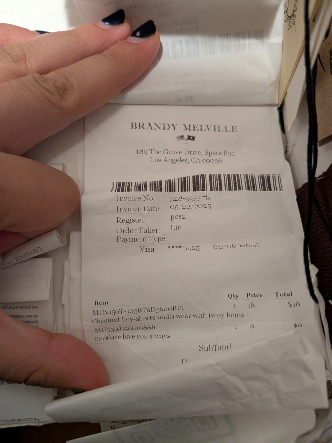 Brandy Melville "Love You Always" Heart Necklace - photo 5